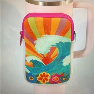 Natural Life Water Bottle Zipper Pouch